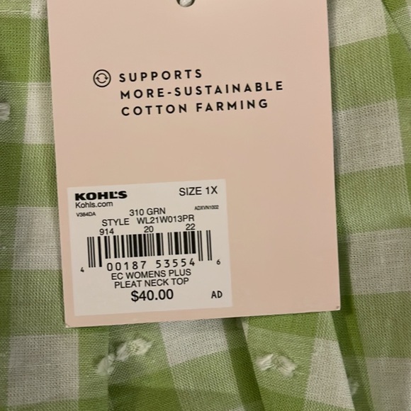 NWT Lauren Conrad Tank Top 1x - Picture 3 of 4